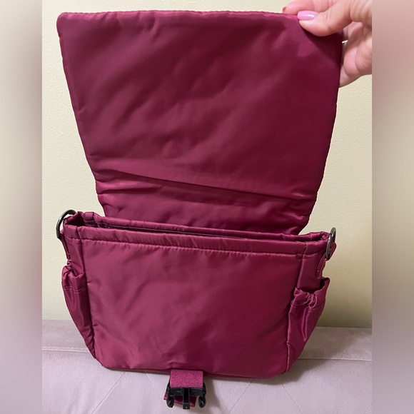 Lug Harness Crossbody Bag in Raspberry - Picture 7 of 10